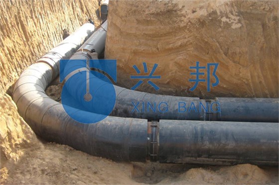 天津東麗區(qū)大型聚氨酯直埋保溫管道工程