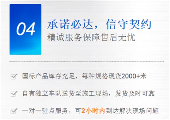 承諾必達(dá)、信守契約
